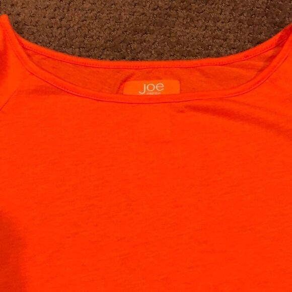 Joe Fresh Orange & Tan 3/4 Sleeve Shirts (2) - Picture 3 of 5